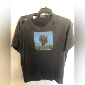 Pink Floyd Millenium tee. Vintage. Ripped purposefully. Unisex tee tbh.